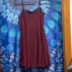 Maroon dress